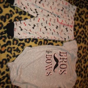 Bros before bows matching set!